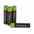 VERBATIM Nabíjecí baterie AAA Premium 4-Pack 950mAh HR03