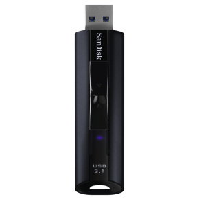 SanDisk Extreme PRO/256GB/USB 3.1/USB-A/Čierna