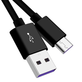 PremiumCord Kábel USB 3.1 C/M - USB 2.0 A/M, Super fast charging 5A, čierny, 2m
