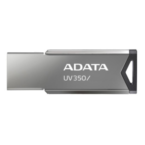 ADATA UV350/128GB/USB 3.2/USB-A/Strieborná