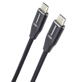 PremiumCord Kábel USB-C M/M, 240 W 480 MBps, 1,5 m