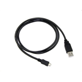 Kábel C-TECH USB 2.0 AM/Micro, 1m, čierny
