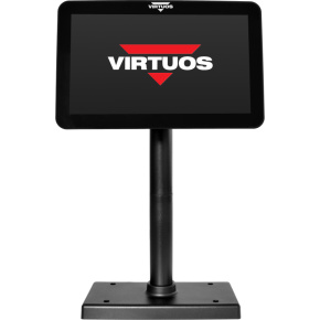 10,1'' LCD barevný zákaznický monitor Virtuos SD1010R, USB, černý