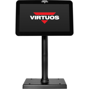 10,1'' LCD farebný zákaznícky monitor Virtuos SD1010R, USB, čierny