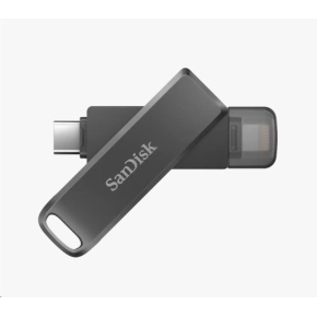 SanDisk Flash disk 256 GB iXpand Luxe, USB-C + Lightning