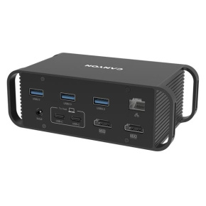 Canyon DS-95, Multiport Docking Station, USB-C vstup, 14 portov, podpora 2 monitorov, 4K, 100W