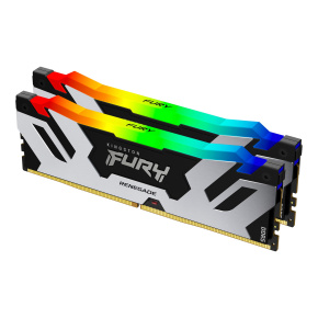 Kingston FURY Renegade/DDR5/32GB/6000MHz/CL32/2x16GB/RGB/Black/Silv