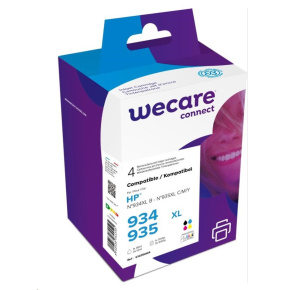 WECARE ARMOR cartridge 934XL, 935XL -OfficeJet 6812,6815,Officejet Pro 6230,6830,6835, černá/black+1C+1M+1Y, 1x45/3x12m