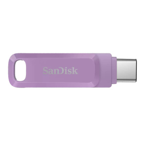 SanDisk Ultra Dual Drive Go/64 GB/USB 3.2/USB-A + USB-C/Fialová