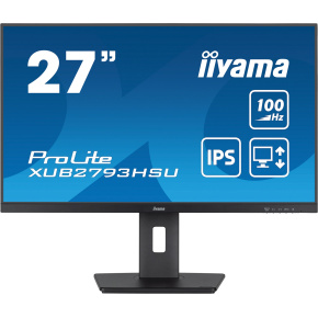 iiyama ProLite/XUB2793HSU-B6/27''/IPS/FHD/100Hz/1ms/Black/3R