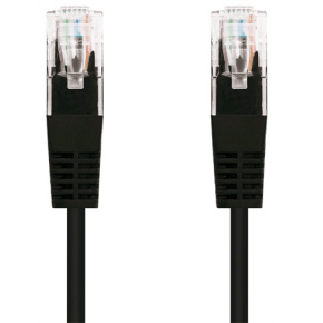 Kábel C-TECH patchcord Cat5e, UTP, čierny, 3m