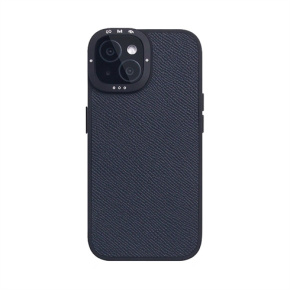 SLG Design kryt D9 France Epsom Leather pre iPhone 15 - Indigo