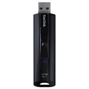 SanDisk Extreme PRO/128GB/420MBps/USB 3.1/USB-A/Čierna