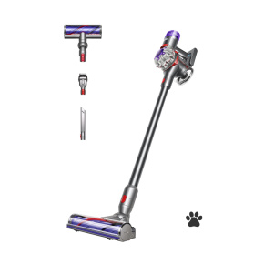 BAZAR - Dyson V8 Advanced silver/nickel tyčový vysavač - Poškozený obal (Komplet) BAZAR - Dyson V8 Advanced silver/nickel tyčový vysavač - Poškozený obal (Komplet)