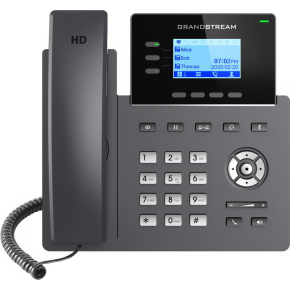 Grandstream GRP2603 SIP telefón, 2,48'' LCD podsv. displej, 6 SIP účty, 2x1Gbit port