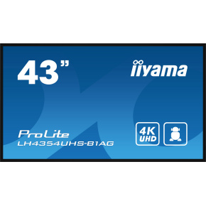 43'' iiyama LH4354UHS-B1AG:IPS,4K,500cd,24/7