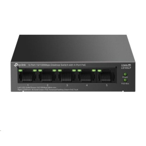 TP-Link LS105LP 5x10/100 (4xPOE) Desktop switch