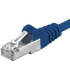 Premiumcord Patch kábel CAT6a S-FTP, RJ45-RJ45, AWG 26/7 10m, modrá