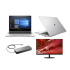 Notebook HP EliteBook 830 G5 + HP USB-C Universal Dock with 90W Adapter + Lenovo ThinkVision T27i-10 27" IPS NEW Monitor - Repas