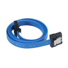 AKASA - Proslim 6Gb/s SATA3 kábel - 30 cm - modrý