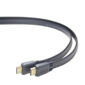 Gembird kábel HDMI High Speed (M - M), plochý , 1.8 m, čierny