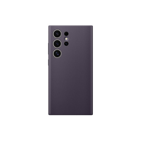 Samsung Zadný kryt z vegánskej kože S24 Ultra Dark Violet