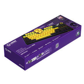 Lorgar KBP70TKLW, Pro bezdrôtová mechanická herná klávesnica, 2.4 GHz/ BT 5.0, Displej, multim. tlač., US layout, žltá Lorgar KBP70TKLW, Pro bezdrôtová mechanická herná klávesnica, 2.4 GHz/ BT 5.0, Displej, multim. tlač., US layout, žltá