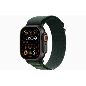 Apple Watch Ultra 2/49mm/Black/Šport Band/Dark Green Alpine/Medium