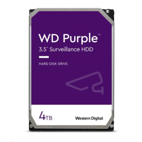 WD Purple/4TB/HDD/3.5''/SATA/5400 RPM/3R