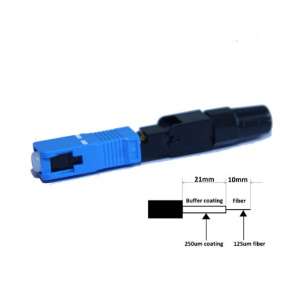 Optický Konektor SC rýchloinštalačný 1ks (SM aj MM) Optický Konektor SC rýchloinštalačný 1ks (SM aj MM)