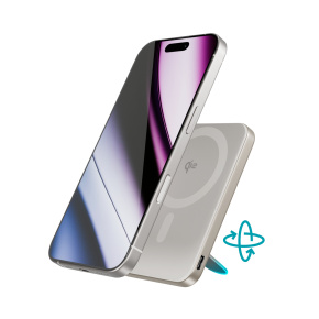 Epico Qi2 5000mAh Alu Mag+ Stand PB EM52 - titán Epico Qi2 5000mAh Alu Mag+ Stand PB EM52 - titán