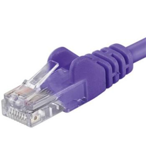 Patch kábel UTP RJ45-RJ45 level 5e 5m fialová