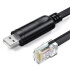 W-Star Redukcia USB/RJ45, 1,5m, console cable RS232, CCRJ45RS232