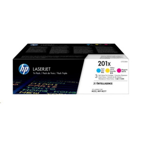 HP 201X 3-pack High Yield Cyan/Magenta/Yellow Original LaserJet Toner Cartridges (CF253XM) (2,300 / 2,300 / 2,300 pages) HP 201X 3-pack High Yield Cyan/Magenta/Yellow Original LaserJet Toner Cartridges (CF253XM) (2,300 / 2,300 / 2,300 pages)
