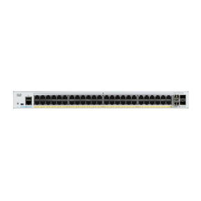 Catalyst C1000-48P-4G-L, 48x 10/100/1000 Ethernet PoE+ a 370W PoE budget ports, 4x 1G SFP uplinks