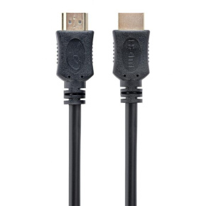 Kábel CABLEXPERT HDMI-HDMI 1,8m, 1.4, M/M tienený, pozlátené kontakty, CCS, ethernet, čierny