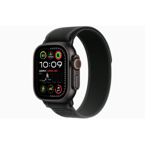 Apple Watch Ultra 2/49mm/Black/Šport Band/Black Trail/-S/M