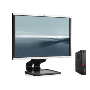 PC zostava Lenovo ThinkCentre M920q Tiny + 24" HP LA2405x Monitor - Repas