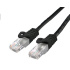 Kábel C-TECH patchcord Cat6, UTP, čierny, 0,5m