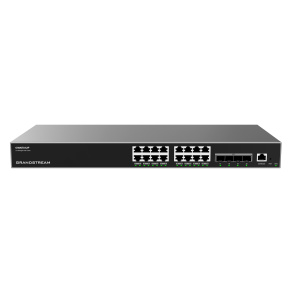 Grandstream GWN7812P L3 Managed Network PoE Switch 16 portov / 4 SFP+, VLAN, DHCP, Stacking Grandstream GWN7812P L3 Managed Network PoE Switch 16 portov / 4 SFP+, VLAN, DHCP, Stacking