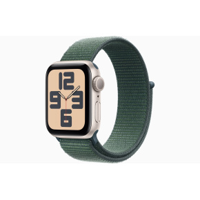 Apple Watch SE/40mm/Starlight/Šport Band/Lake Green