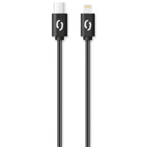 ALIGATOR Dátový kábel POWER 3A, USB-C/lightning čierny