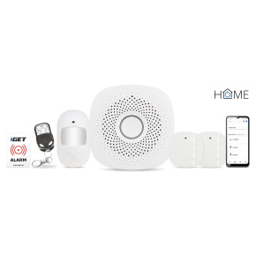 iGET HOME X1 - Inteligentný Wi-Fi alarm, v aplikácii aj ovládanie IP kamier a zásuviek, Android, iOS