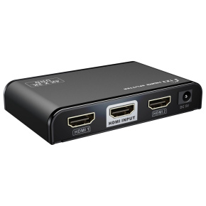 PremiumCord HDMI 2.0 splitter 1-2 porty, 4K x 2K/60Hz, FULL HD, 3D, čierny