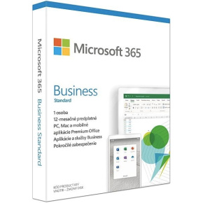 Microsoft 365 Business Standard P8 Mac/Win SK, 1rok