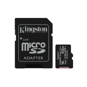 Karta Kingston 512GB micSDXC Canvas Select Plus 100R A1 C10 + adaptér SD