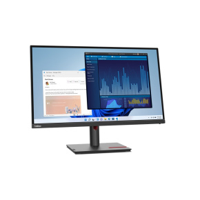 LENOVO LCD ThinkVision T27p-30-27" IPS,matný,16:9,3840x2160,178/178,6ms,350cd,1300:1,DP,HDMI,PIVOT,VESA,3r