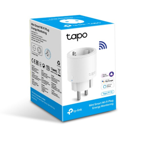 TP-link Tapo P115(1-pack)(EU) WiFi mini chytrá zásuvka, Energy monitoring, 16A, německý typ zásuvky TP-link Tapo P115(1-pack)(EU) WiFi mini chytrá zásuvka, Energy monitoring, 16A, německý typ zásuvky