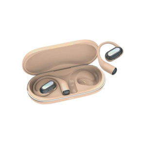 Canyon OnFlow 12, TWS slúchadlá na uši, BT 5.4, technológia Air Conduction, nabíjacie puzdro, výdrž 8/50hod, béžové