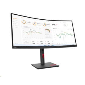LENOVO LCD ThinkVision T34w-30-34" VA,matný,21:9,3440x1440,178/178,6ms,350cd,3000:1,HDMI,DP,VESA,3Y